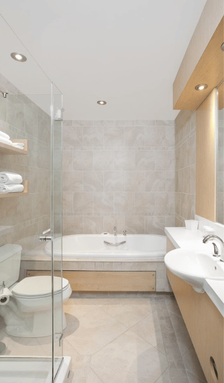 salle de bain hotel vieux quebec