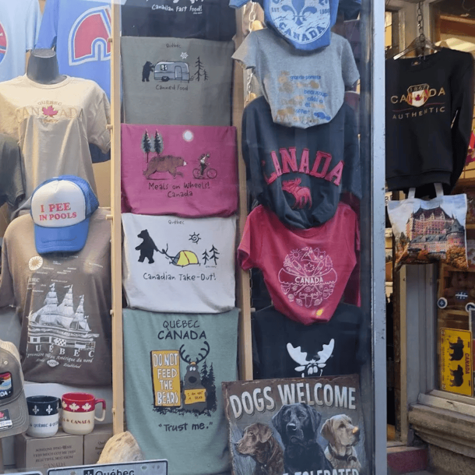 vitrine boutique souvenir