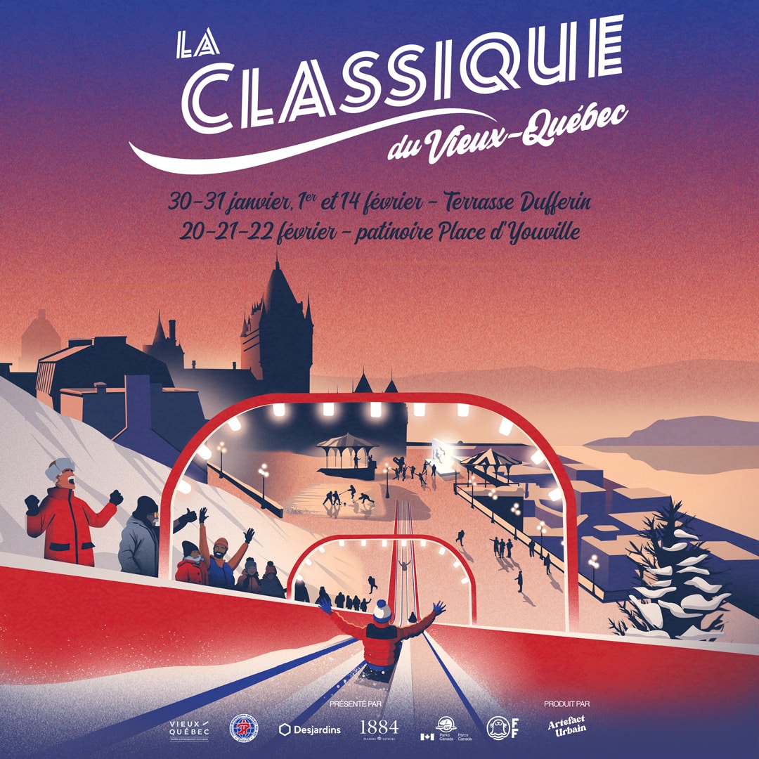 affiche glissade dufferin