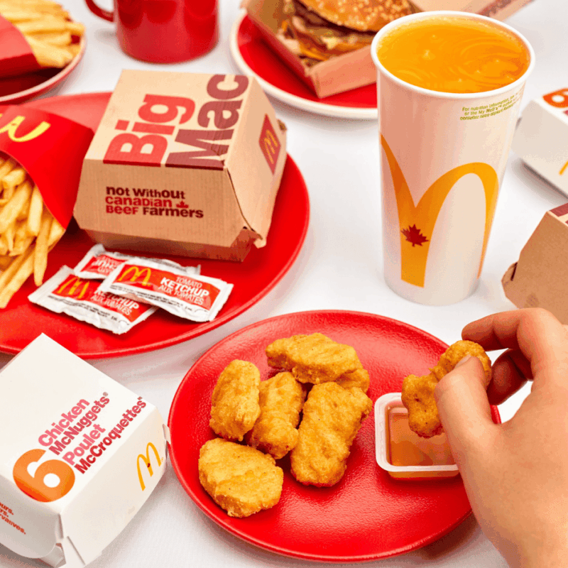 menu repas mcdonalds