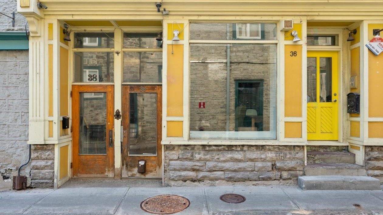 Façade du 38, rue Garneau, Vieux-Québec