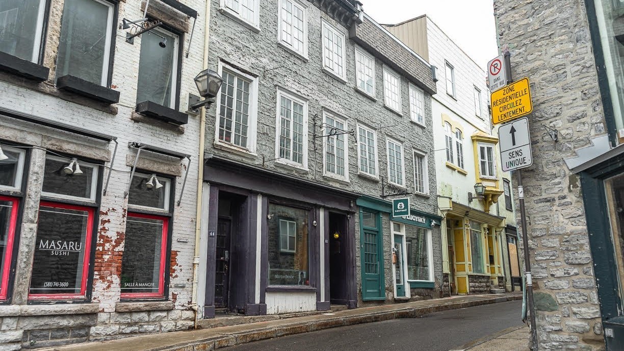 Façade du 42, rue Garneau, Vieux-Québec