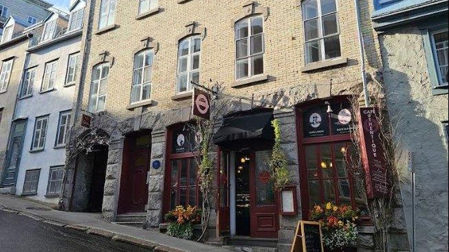 Façade du 8½, rue Sainte-Ursule, Vieux-Québec